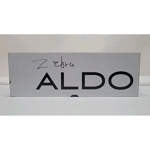 ALDO Jonquiere Zebra Print Platform Pumps Stiletto High Heels Women’s Size 7 - Picture 13 of 16